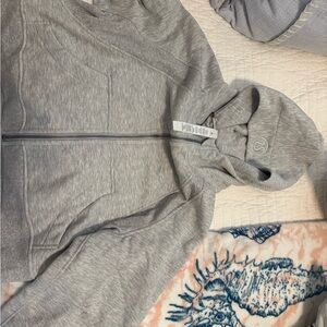 lululemon athletica Heather Gray Full-Zip Hoodie